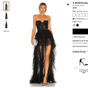 X REVOLVE Bustier Gown  For Love & Lemons brand: For Love & Lemons SMALL
